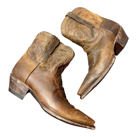 Dan Post Brown Ankle Boots - Picture 1 of 8